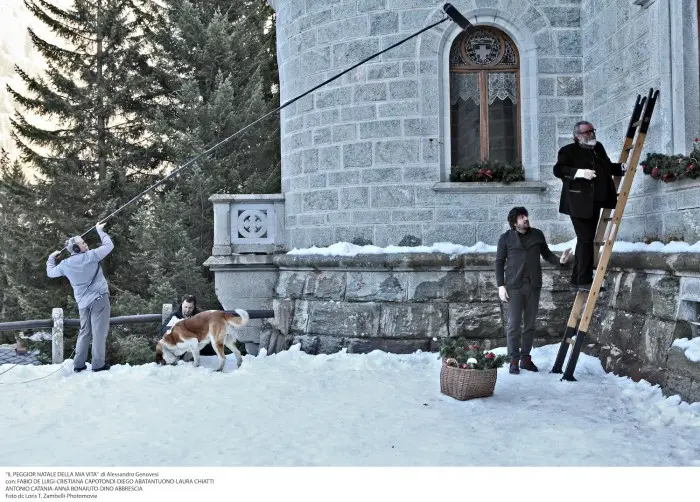 cineturismo, location, cinema, turismo, film tourism, movie tour, Il peggior Natale della mia vita, The Worst Christmas of My Life, Alessandro Genovesi, Fabio De Luigi, Cristiana Capotondi, Diego Abatantuono, Colorado film, Gressoney-Saint-Jean, Castel Savoia, Valle d'Aosta, Aosta Valley