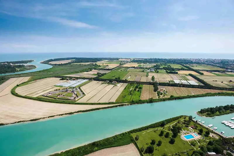 Mouth of river Tagliamento